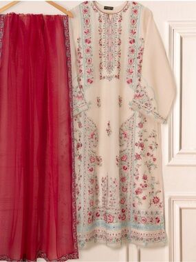 Agha Noor 2 PCs Party Dress